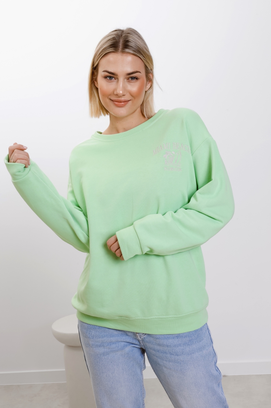 Bluza Miami Beach – Limonka, UNI