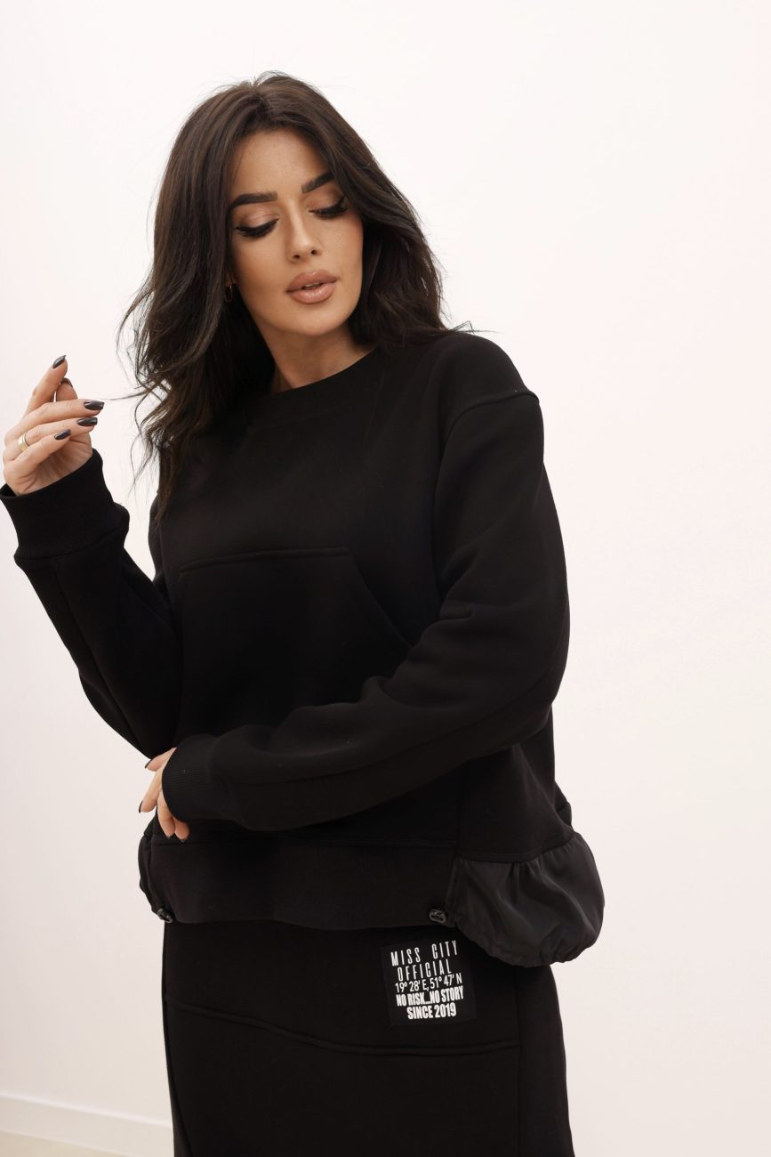 Bluza kangurka dół ściągany ortalion