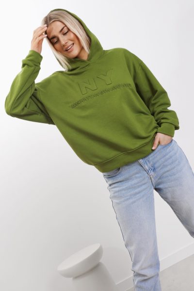 Bluza kaptur NY – Groszek, UNI