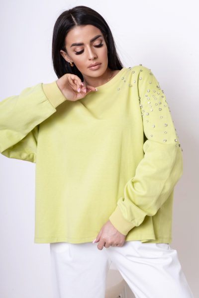 Bluza ramię dżety – Limonka, UNI