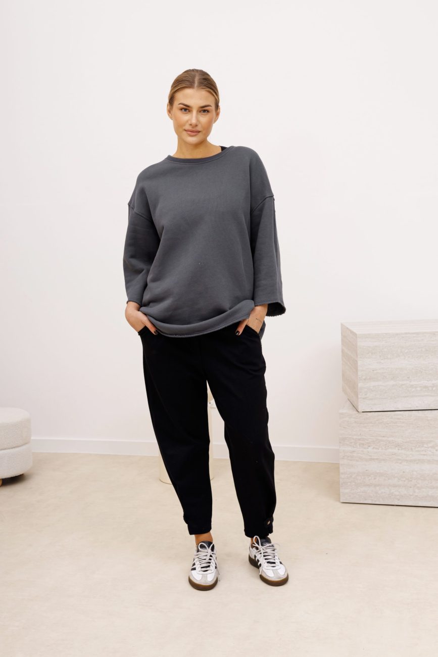 Bluza surowo cięta
