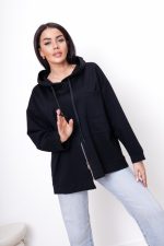 Bluza zamek RISSKIO – Czarny, S