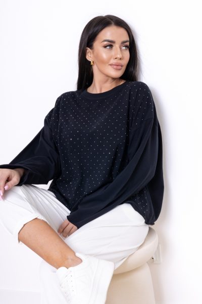 Bluzka diamenciki – Czarny, UNI