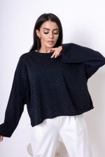 Bluzka diamenciki – Czarny, UNI