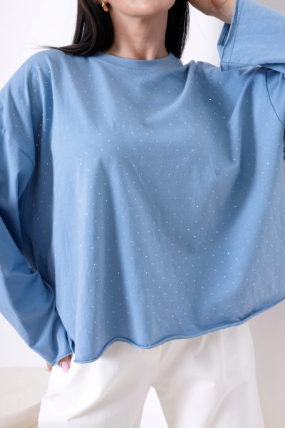 Bluzka diamenciki – Jeans, UNI