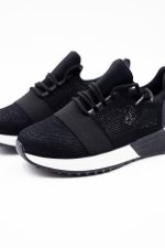 Buty sneakersy diamenciki – Czarny, 36