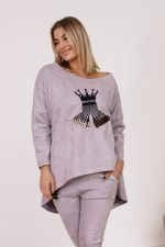Dres korona pionki • Kolor: Szary