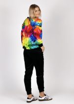 Dres welur kwiaty