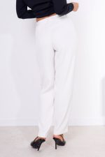 Spodnie haft Armani – Ecru, 4