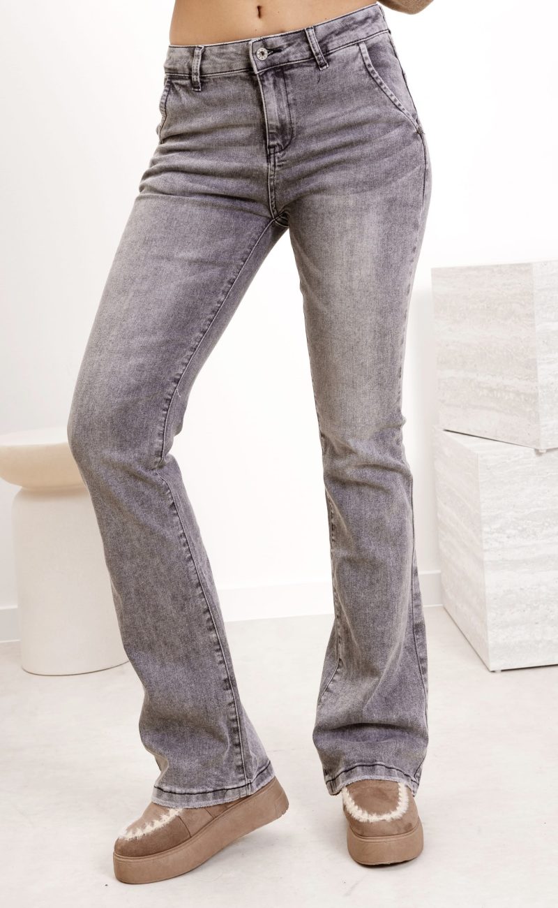 Spodnie jeans dzwony Spodnie jeans dzwony