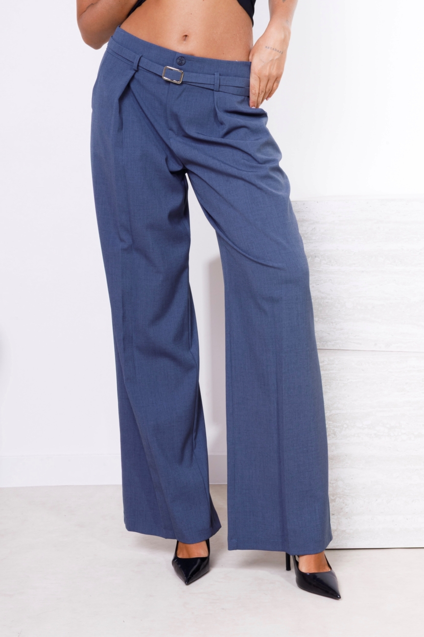 Spodnie plisa pasek RISSKIO – Jeans, M