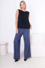 Spodnie plisa pasek RISSKIO – Jeans, M