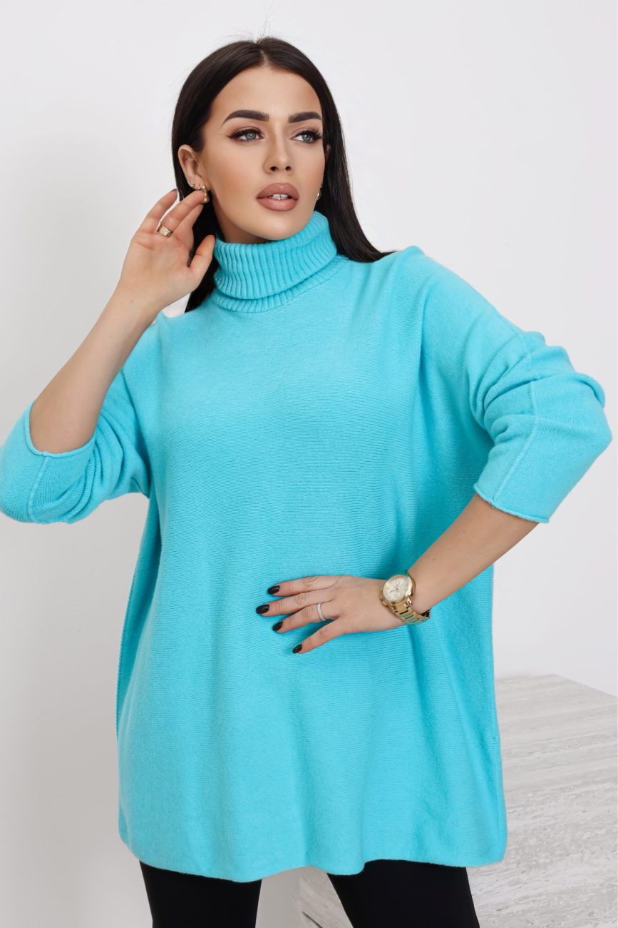 Sweter golf gładki