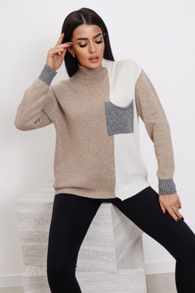 Sweter kaszmir pół na pół – Fango, UNI
