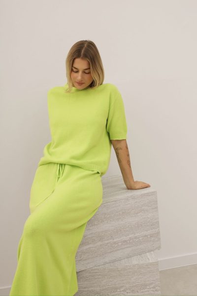 Sweter krótki rękaw bezszwowy