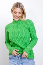 Sweter warkoczyki