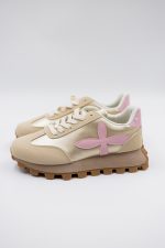 Buty sneakresy kwiatek – Beż, 37
