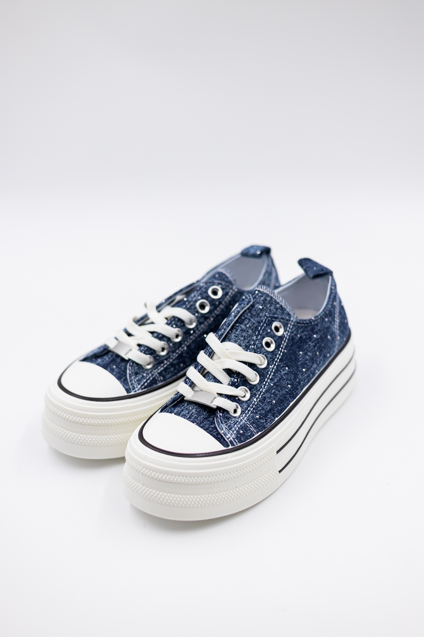 Buty tenisówki diamenciki – Granat, 36