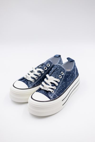 Buty tenisówki diamenciki – Granat, 41