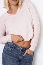 Sweter basic serek – Puder, UNI