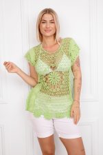 Bluzka Flora – Zielony, UNI