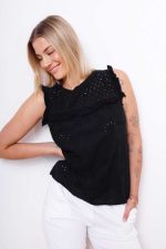 Bluzka Melania – Czarny, UNI