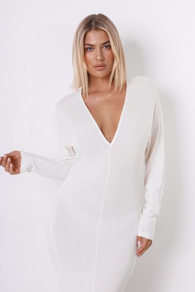 Sukienka  Albenga – Ecru, M/L