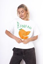 T-shirt Banana – Ecru, UNI