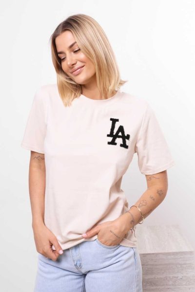 T-shirt LA – Piasek, UNI