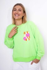 Bluza emotki Have A Nice Day – Limonka neon, UNI