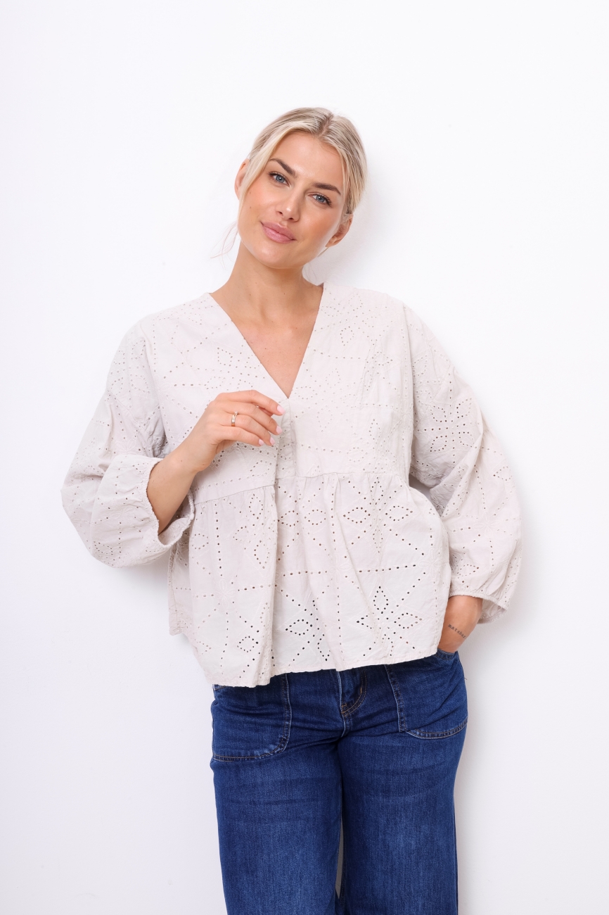 Bluzka Giuseppina – Beż, UNI Bluzka Giuseppina – Beż, UNI