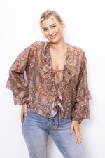 Bluzka Fabienne – Czekolada, UNI