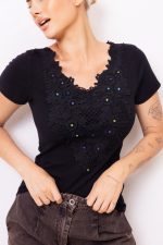 Bluzka Viterbo – Czarny, S/M
