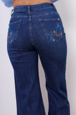 Spodnie jeans Alghero – Niebieski, XS