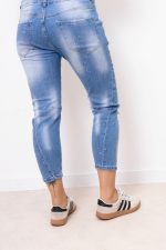 Spodnie jeans Dorotea – Niebieski, S