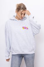 Bluza kaptur Sending Smiles – Szary, UNI