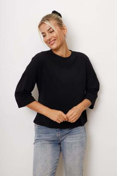 Bluzka Basic – Czarny, UNI