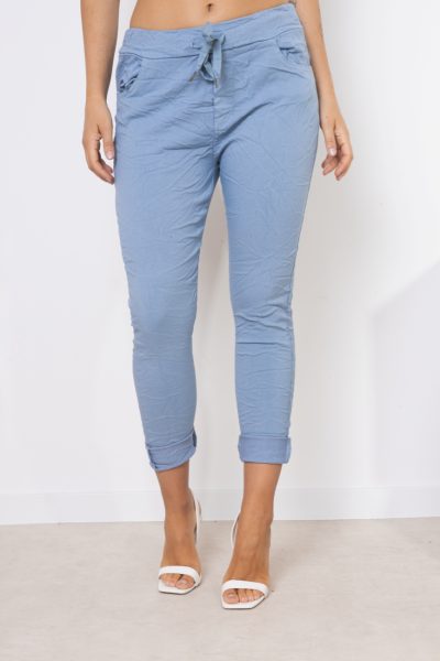 Spodnie gnieciuchy duże – Jeans, UNI