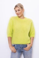 Sweter kid moher lato – Limonka, UNI
