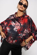 Damska bluzka kimono Paint - obrazek 4
