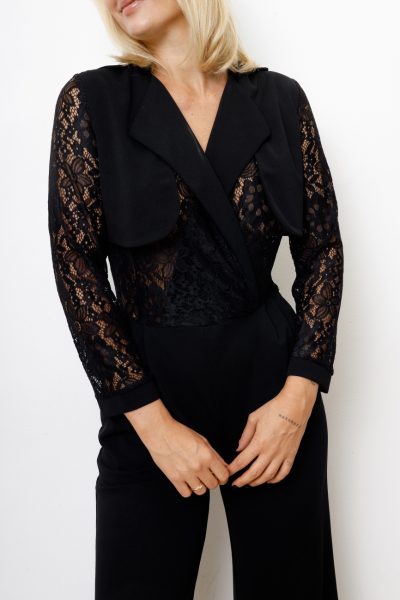 Kombinezon Elegantly – Czarny, XL