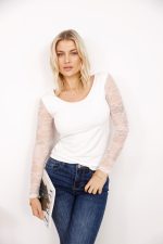 Bluzka Cassidy – Biały, UNI