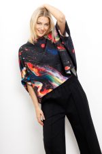 Bluzka kimono Galaxy – Czarny, UNI