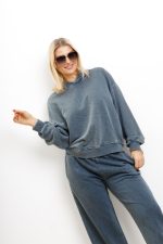 Komplet dresowy dekatyzowany Zita – Jeans, UNI