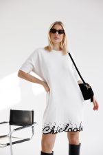 Sukienka Chiclook – Ecru, UNI