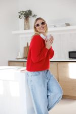 Sweter Ettore – Czerwony, UNI