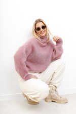 Sweter Renza – Brudny róż, UNI