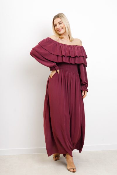 Sukienka Pierina – Wino, UNI