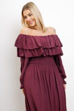Sukienka Pierina – Wino, UNI