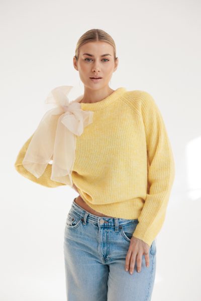 Sweter Dello – Żółty, UNI
